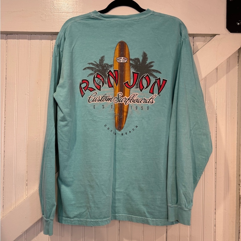 Ron Jon Surf Shop Cocoa Beach Long Sleeve Tee Size L - Picture 3 of 9